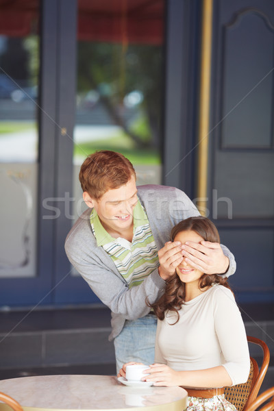 Stock photo: Making surprise