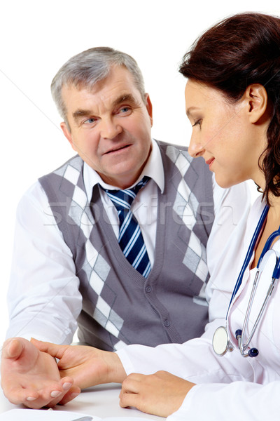 Clinician and patient Stock photo © pressmaster
