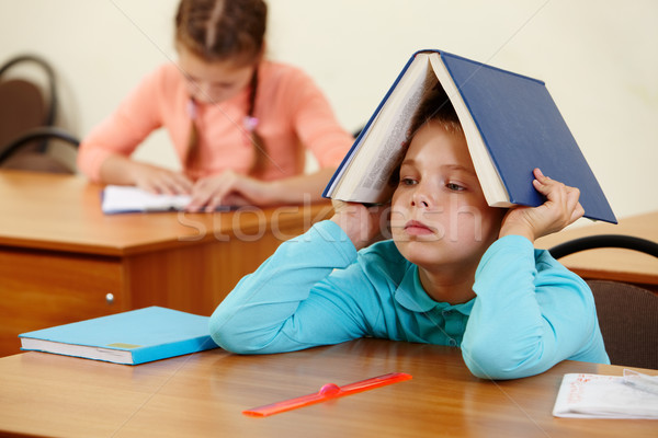 Boy with book Stock photo © pressmaster