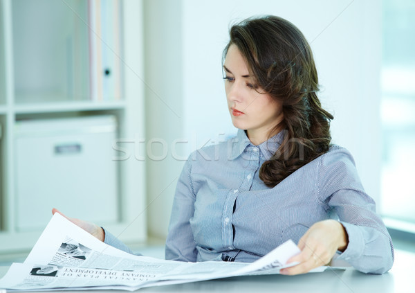 Fresh business news Stock photo © pressmaster