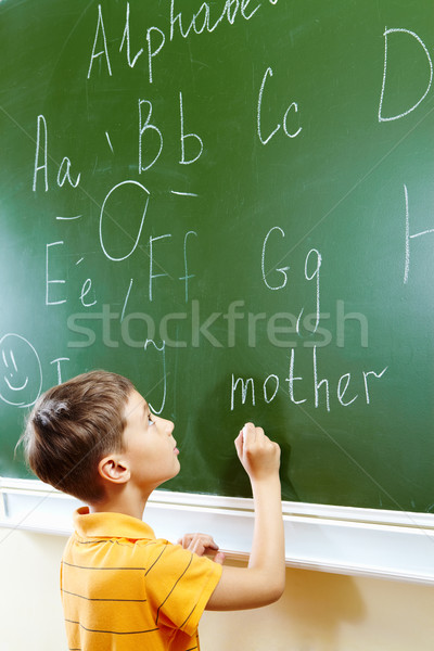 By the blackboard Stock photo © pressmaster