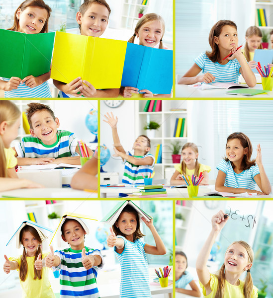 Cheerful learners Stock photo © pressmaster