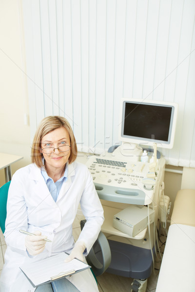 Friendly obstetrician Stock photo © pressmaster