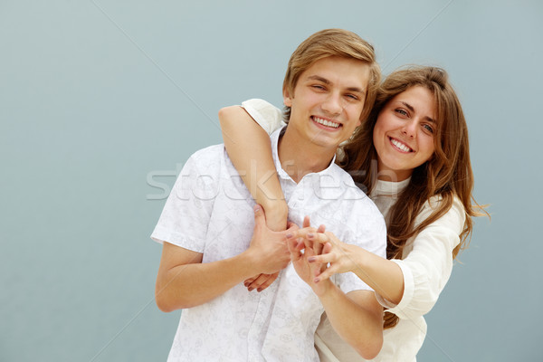 Stock photo: Laughing couple