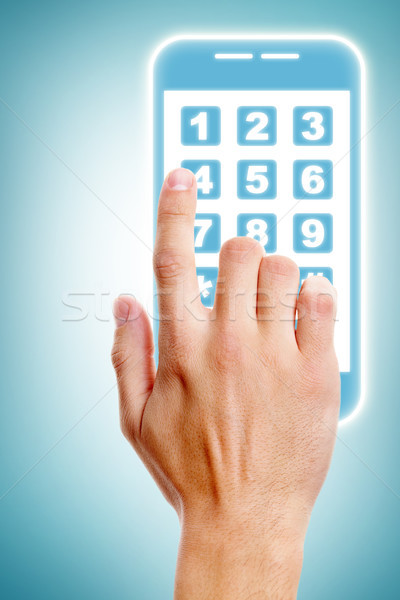 Dialing number Stock photo © pressmaster