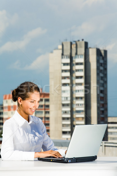 Stock photo: Woman working  