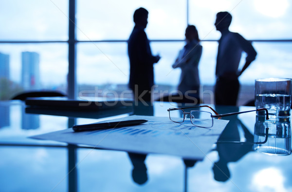 Business objects on workplace Stock photo © pressmaster