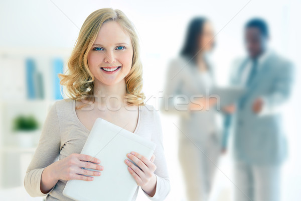 業務 實習生 肖像 觸摸板 女子 商業照片 © pressmaster