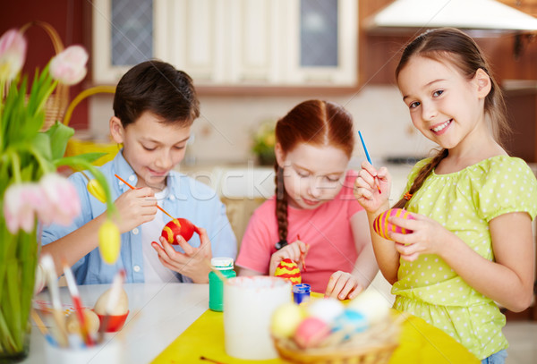 Easter schoolwork Stock photo © pressmaster