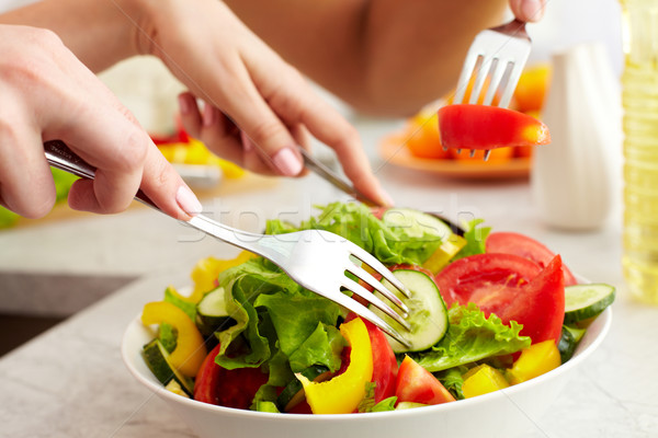 Prepared salad Stock photo © pressmaster