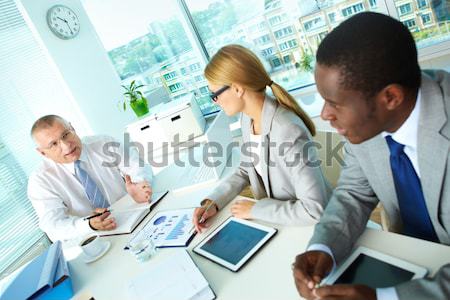 Three employees Stock photo © pressmaster