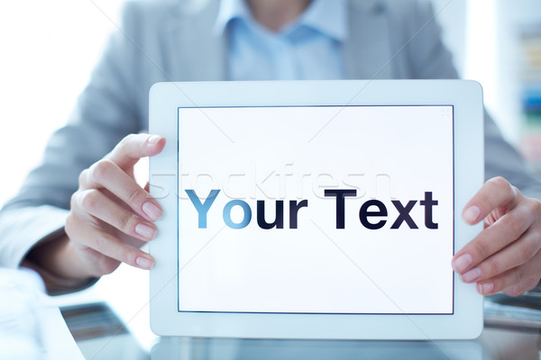 Your text Stock photo © pressmaster