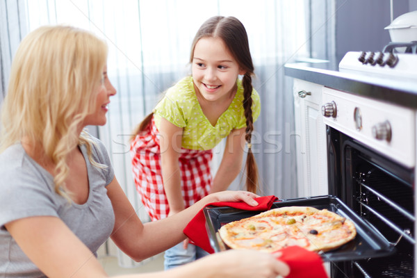 Stock photo: Cooking dinner