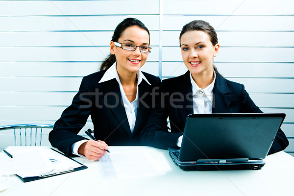 Business ladies at work Stock photo © pressmaster