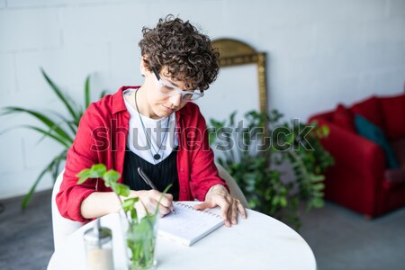 Stock photo: Watching at new house