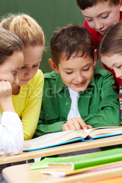 Stock photo: Reading together