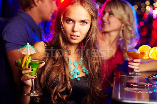 Girl in bar Stock photo © pressmaster
