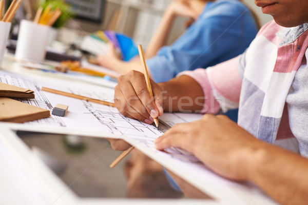 Making sketch Stock photo © pressmaster