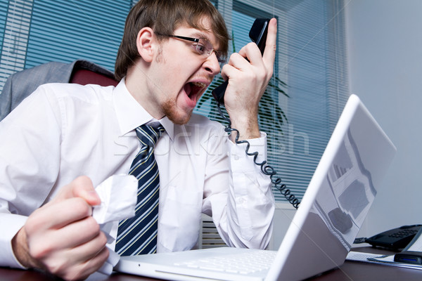 Stock photo: Great anger