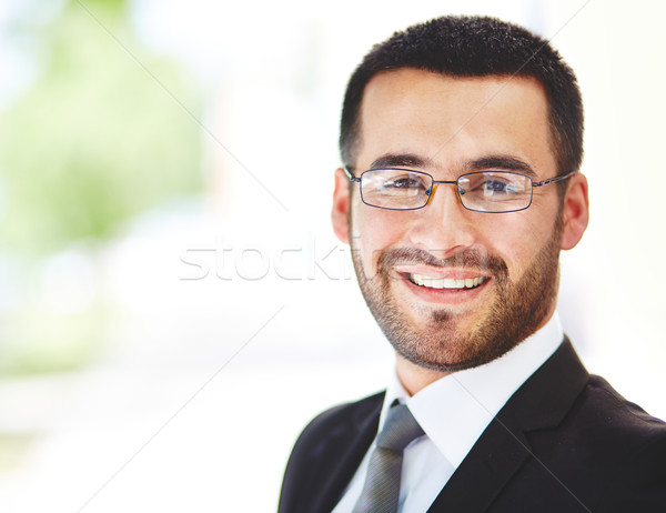 Geslaagd zakenman portret naar camera Stockfoto © pressmaster