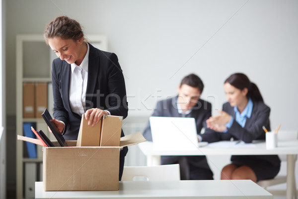 Choses portrait puce femme d'affaires travail [[stock_photo]] © pressmaster