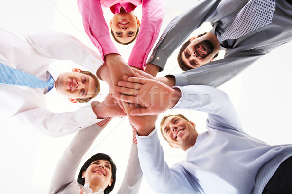 Foto stock: Negocios · Unión · tiro · sonriendo