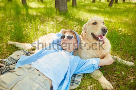 Rest in grass Stock photo © pressmaster