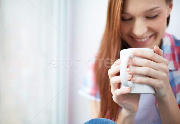 Drinking tea Stock photo © pressmaster
