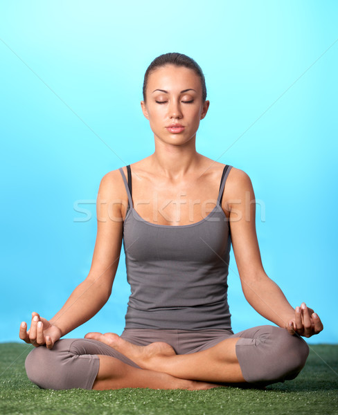 Meditating girl Stock photo © pressmaster