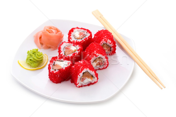 Tóquio maki imagem sushi vermelho Foto stock © pressmaster