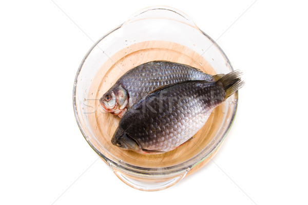 Karpfen Fisch Fluss Fischerei Kochen Skalen Stock foto © pressmaster