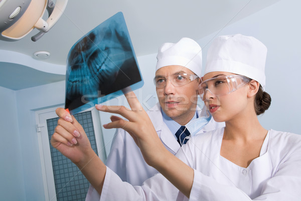 Stock photo: Showing x-ray photography
