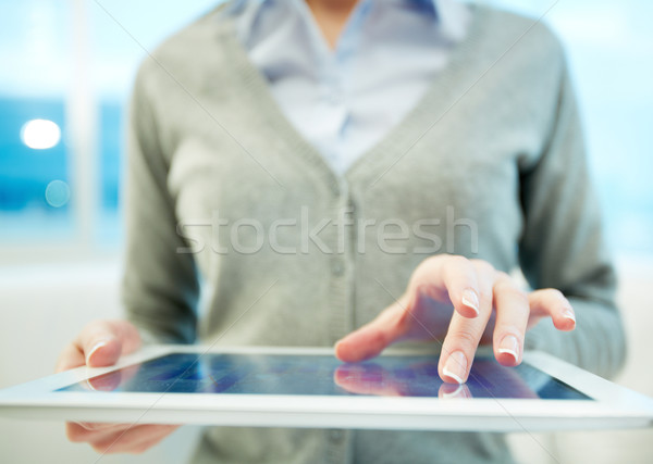 Working with digital tablet Stock photo © pressmaster