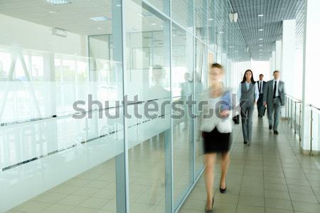 коридор несколько ходьбе бизнеса человека Сток-фото © pressmaster
