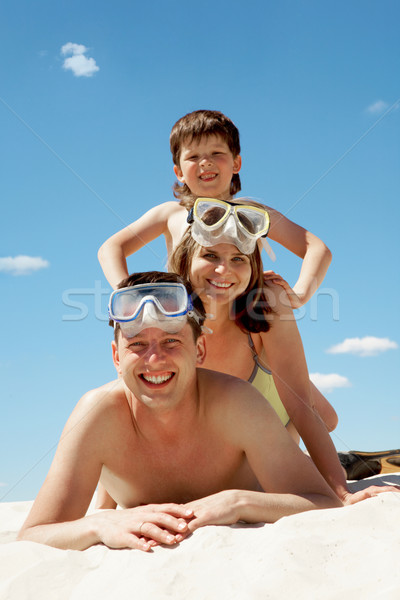 Family of divers Stock photo © pressmaster