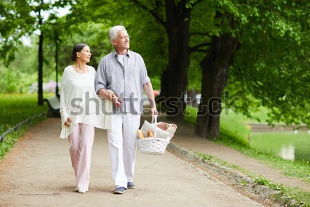 Marche parc portrait jeunes amoureuse couple [[stock_photo]] © pressmaster