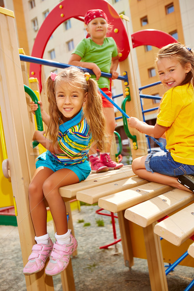 Friends on playground Stock photo © pressmaster