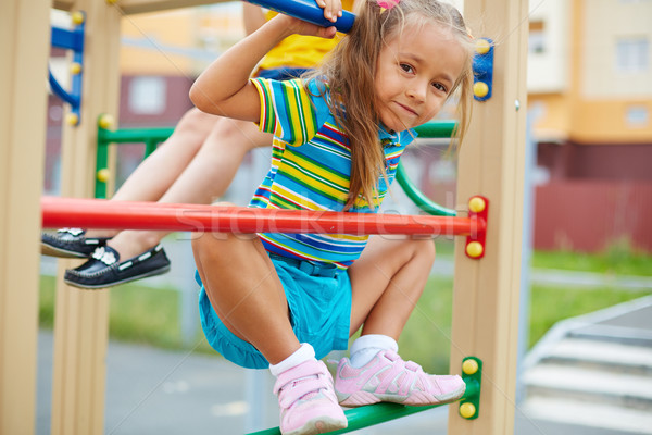 Girl on playground Stock photo © pressmaster