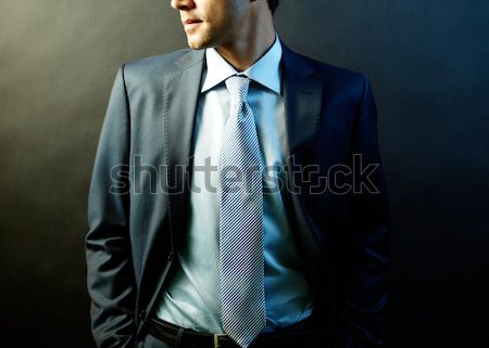 Business Mode Figur eleganten Geschäftsmann Anzug Stock foto © pressmaster