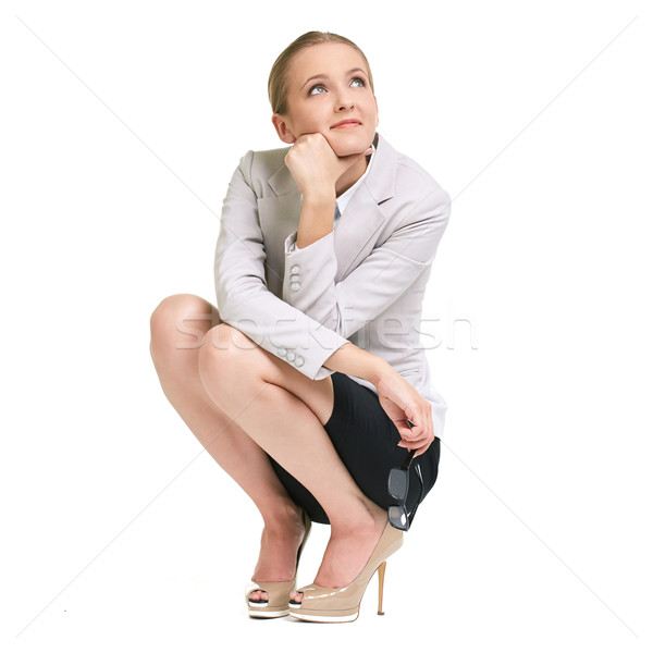 Pensive lady Stock photo © pressmaster