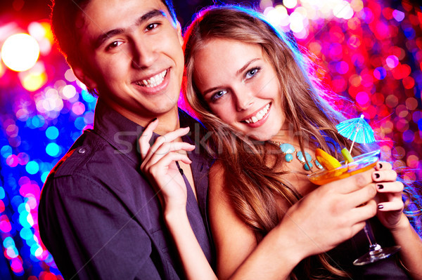 Pár kép boldog buli éjszakai klub nő Stock fotó © pressmaster