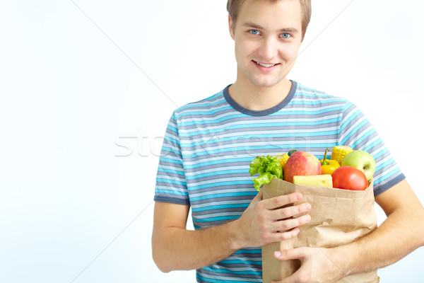 Healthy food eater Stock photo © pressmaster