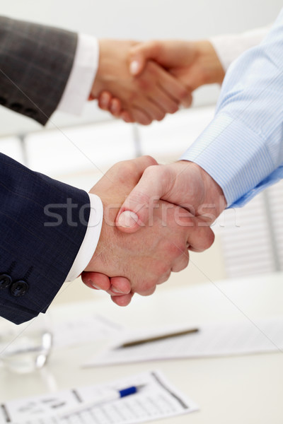 Pair of handshakes Stock photo © pressmaster