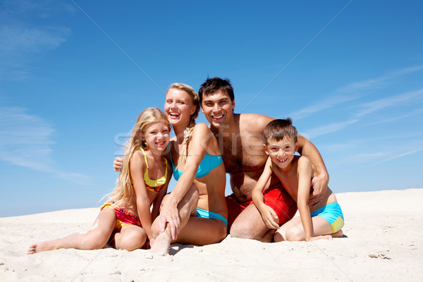 Stock photo: Family resting