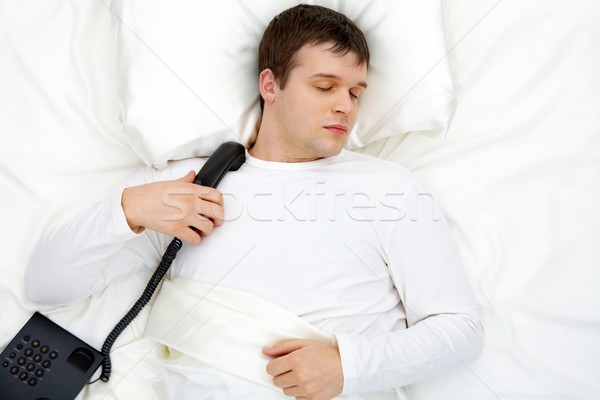 Stock photo: Tired man