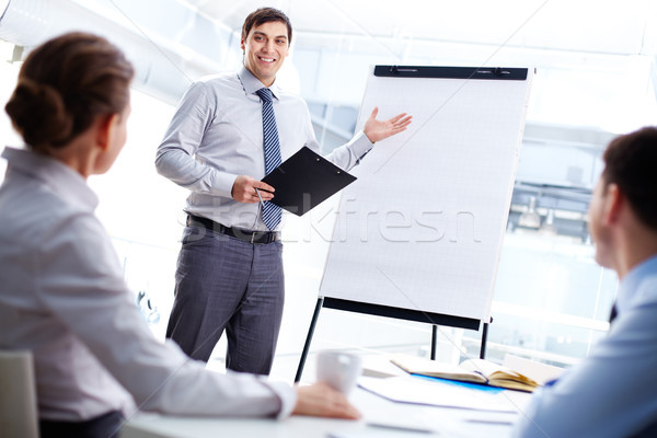 Cheerful presenter Stock photo © pressmaster