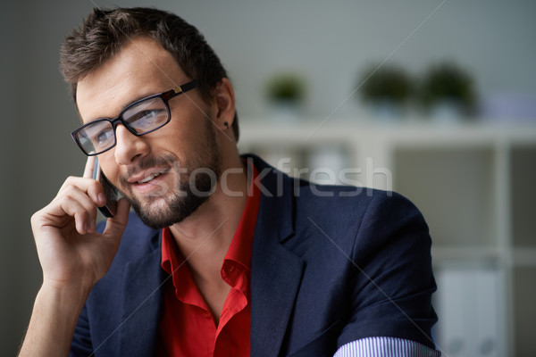 Phoning client Stock photo © pressmaster