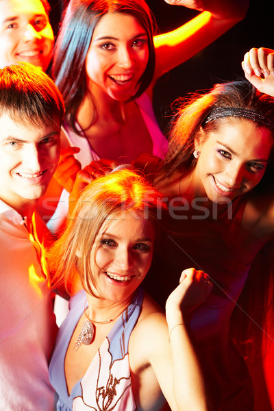 Okos kép vonzó fiatalok szórakozás diszkó Stock fotó © pressmaster
