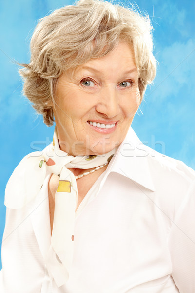 Stock photo: Aged woman 