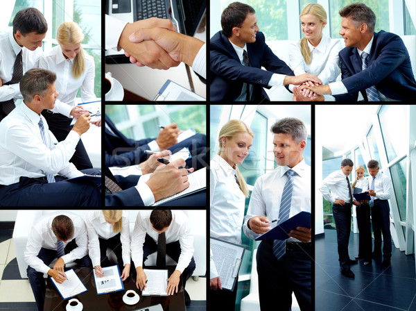 Working day of businesspeople Stock photo © pressmaster